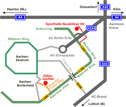 Anfahrt Sporthalle AC-Neuköllner Str.