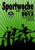 Plakat BTB-Sportwoche 2013 Plakat BTB-Sportwoche 2013