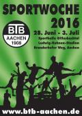 Plakat BTB-Sportwoche 2016
