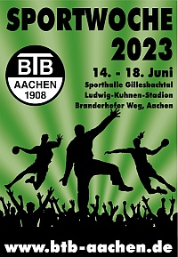 Plakat BTB-Sportwoche 2023